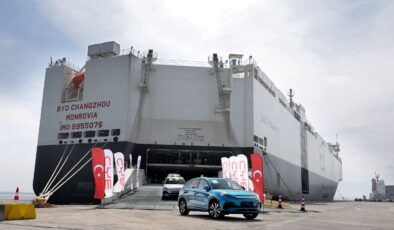 BYD’nin Dev Araç Gemisi “BYD CHANGZHOU” Ülkemize Geldi