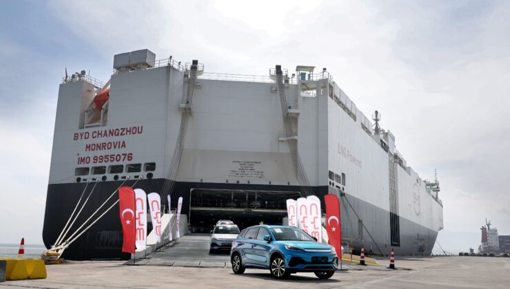 BYD’nin Dev Araç Gemisi “BYD CHANGZHOU” Ülkemize Geldi