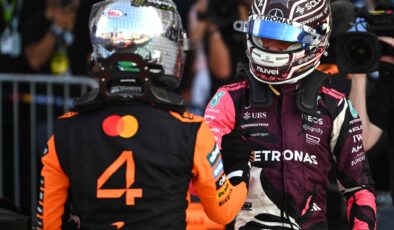 Antonelli stuns McLaren pair to claim pole position for sprint race | Formula 1