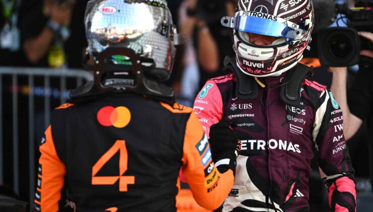 Antonelli stuns McLaren pair to claim pole position for sprint race | Formula 1