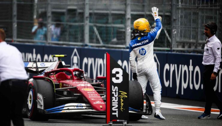 Hamilton reveals he nearly had same crash as Leclerc before sprint race | Formula 1