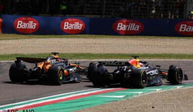 Verstappen explains his stunning first-corner pass on Piastri | Formula 1