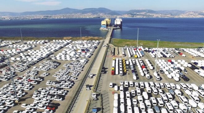 Otomotivde aylık bazda rekor ihracat
