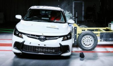 Toyota’nın popüler modeli çarpışma testlerinde sıfır çekti
